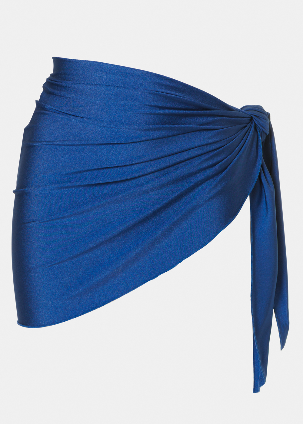 Navy Blue Dacron Mini Pareo